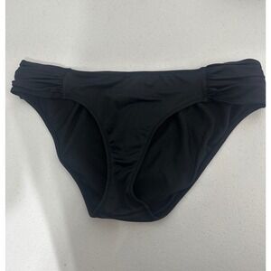 Smart & Sexy Womens Black Ruched Side Bikini Swim Bottom SA1006 Size M